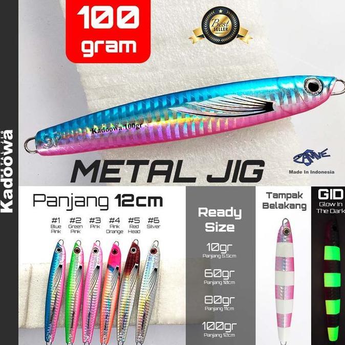 Metal Jig Zamve Kadoowa 100Gr Metal Jig 100Gr Metal Jig 100Gram