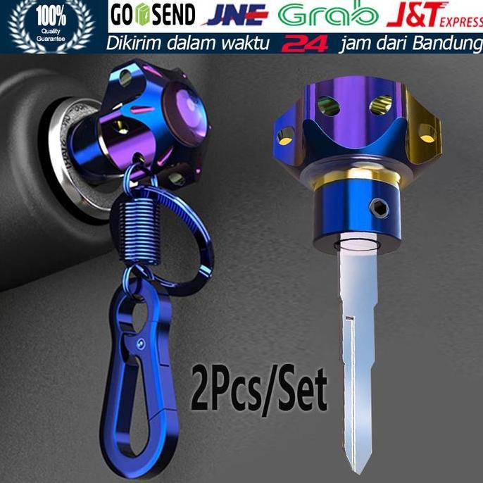 ZANLOZ Kepala Kunci Motor Universal Keyless Cover Kepala Kunci Mobil Motor