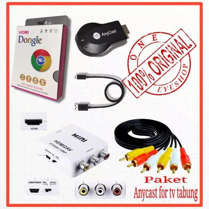 Dongle Anycast Hdmi Display Reciever Tv Ezcast - Paket Anycast Mirroring Untuk Tv Tabung
