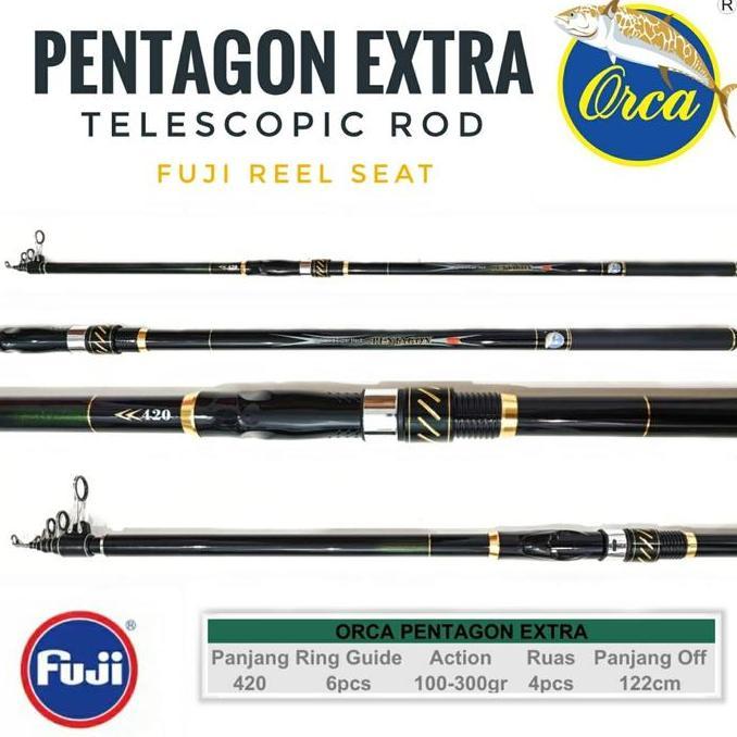Joran Antena Orca Pentagon dan Pentagon Extra (Fuji)