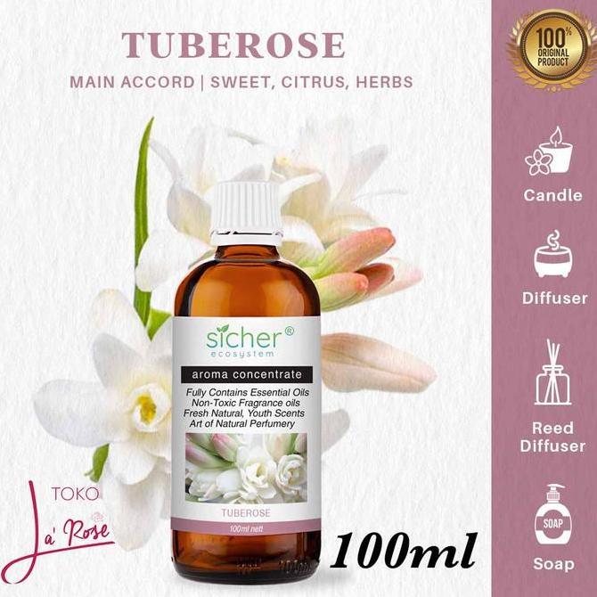 Aromatherapy Tuberose 100ml Essential Oil Aroma Terapi Sedap Malam