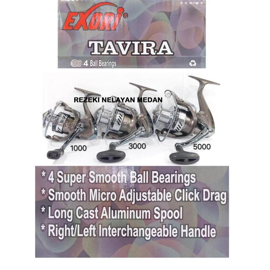 Reel EXORI Tavira 1000 / 3000 / 5000 | Reel Murah Berkualitas EXORI