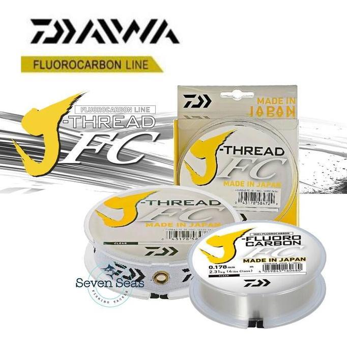 Daiwa J-Thread FC JThread Fluorocarbon Leader Senar Pancing