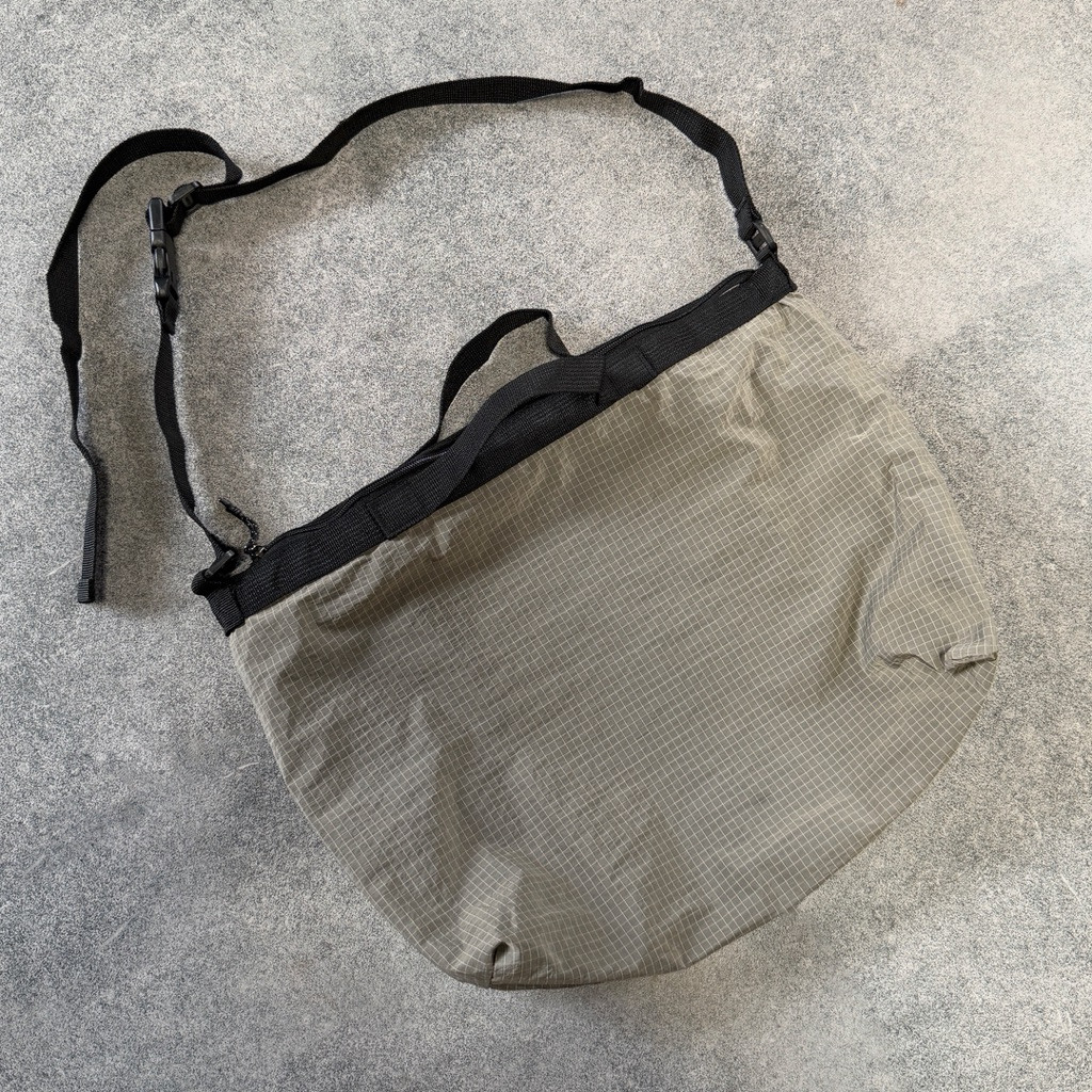 Preace Strand Nylon Ripstop Sling Bag Beige