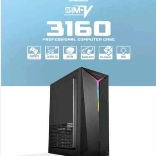 Casing Simbadda Sim V 3160 + PSU 380W | Simbadda Sim-V 3160