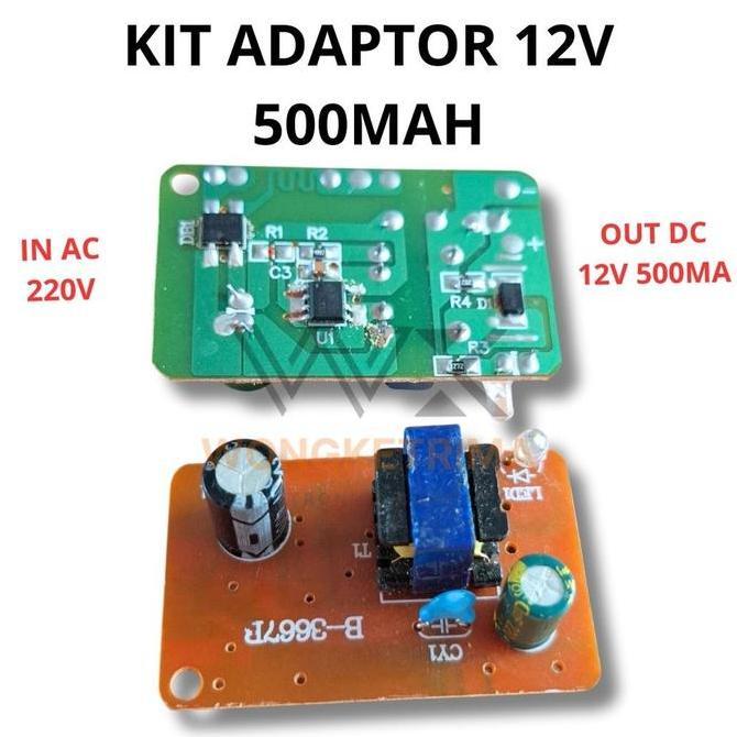 Kit Psu / Smps 12V 0.5A Input Ac 220V+Led Indikator