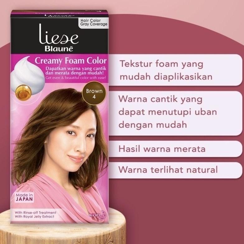 [BPOM] LIESE Blaune Bubble Hair Foam Color } EXP 2027-2028 | Cat / Pewarna Rambut Uban Cat rambut