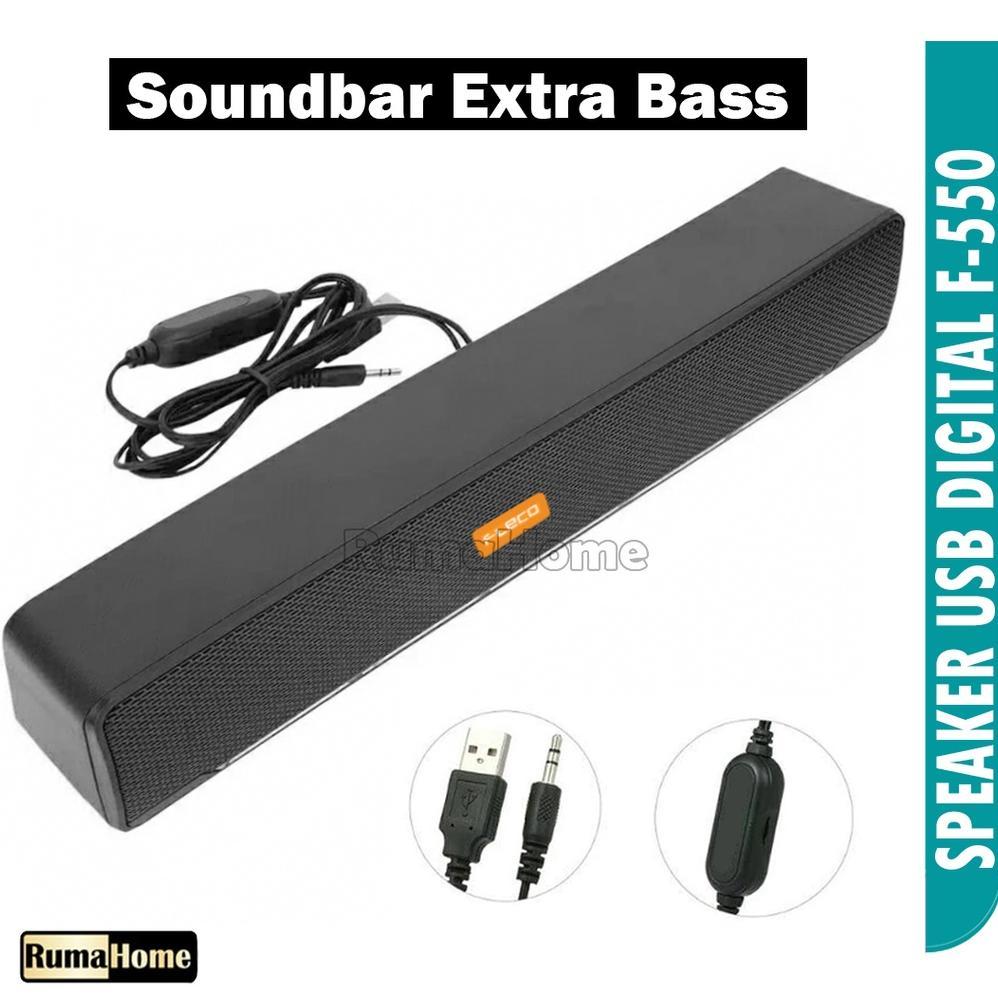 Speaker soundbar Laptop / PC / Gaming Super Bass Portable, power full Mini Soundbar