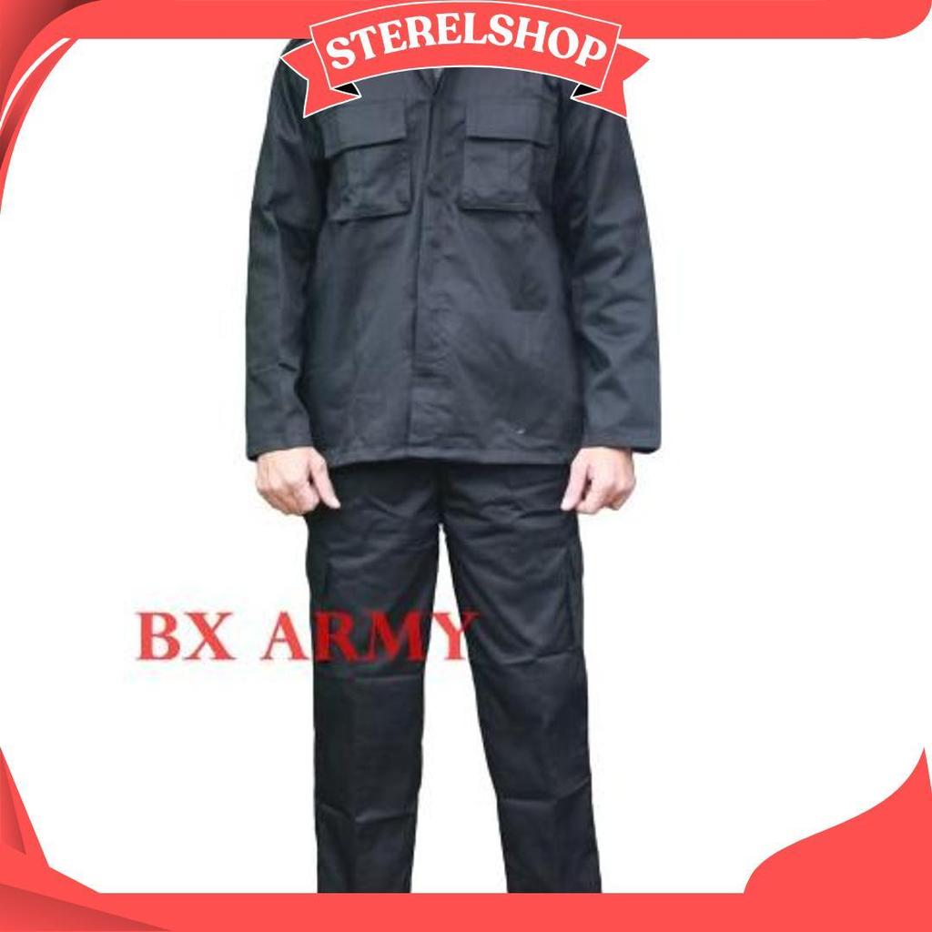 Seragam pdl security Baju PDL satpam  + atribut lengkap grosir murah COD BX Promo Puncak