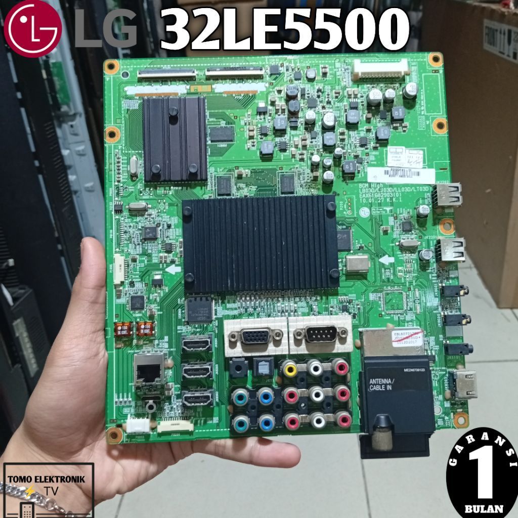 mb mainboard mesin tv lg 32LET500 garansi satu bulan