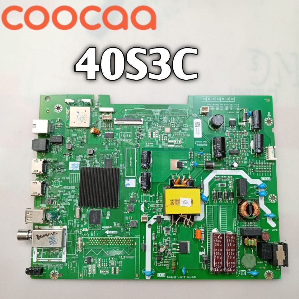 mb mainboard mesin tv coocaa 40S3C modul tv