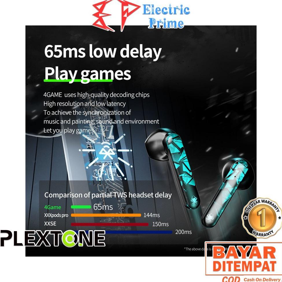 Sale PLEXTONE 4Game TWS Gaming Earphone Bluetooth 5.1 Touch Headset Music Earbuds For Mobile PUBG CS