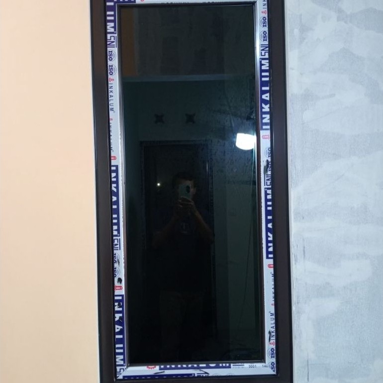 jendela aluminium kaca riben