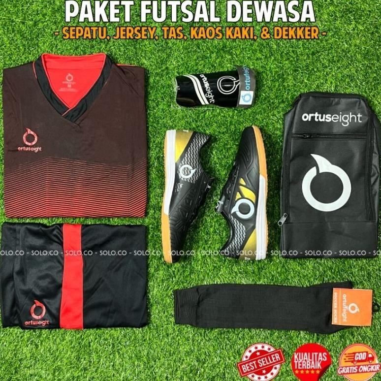 Promo Sepatu Futsal Ortus Catalyst Raiden Fg Lengkap Paket Komplit Sepatu Futsal Ortuseight Terbaru/