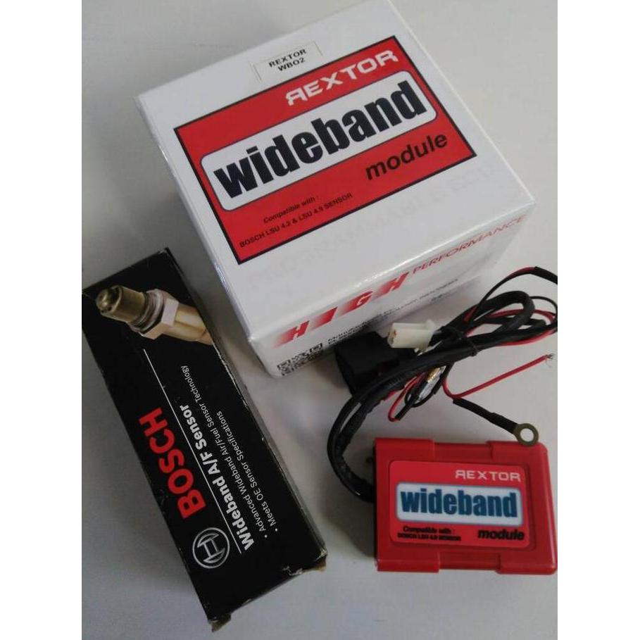 Rextor WBO2 Wideband O2 Module dan Sensor O2 Bosch 4.2