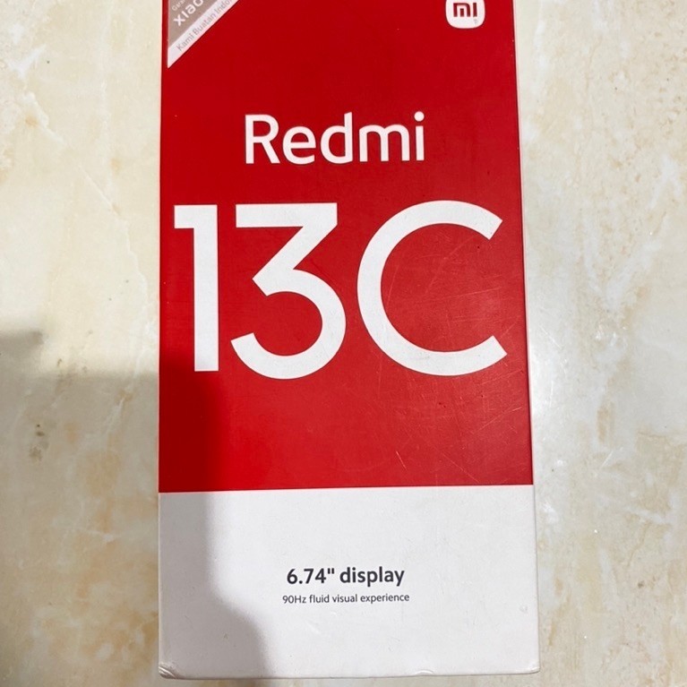 Box / Kotak Redmi 13C Ram 6/128 warna midnight Black Original Copotan/ Ori Bawaan Hp