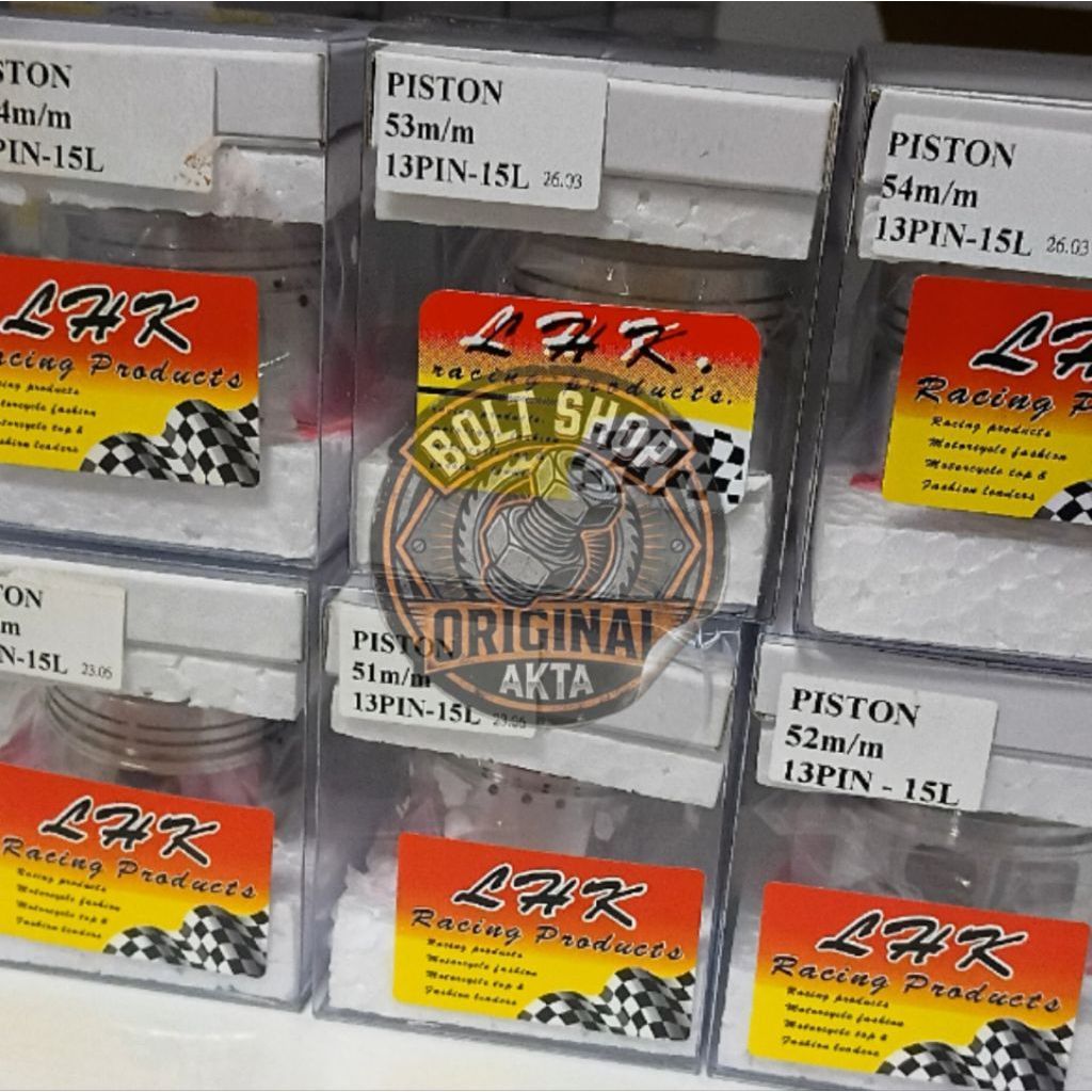 Piston LHK PIN 13 - 50 51  52.4 53 54 55