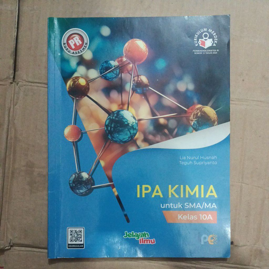 PR IPA KIMIA untuk SMA/MA Kelas 10A Kurikulum Merdeka