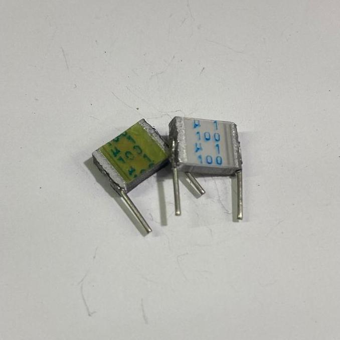 CAPASITOR KAPASITOR MKM FILM POLYESTER MKT 0.1 UF F / 100NF 100V ITEBND