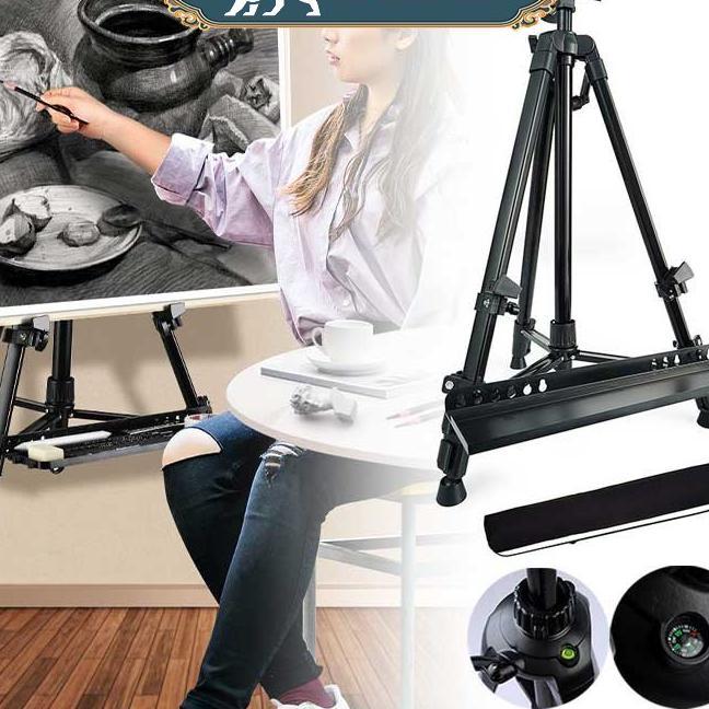 Tripod Banner Tripod Frame Easel Lukis Kanvas Lukisan Easel Melukis Standing