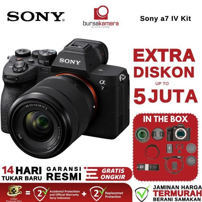Whysirutoka - Sony Alpha A7 Iv / A7Iv / A 7 Iv Kit 28-70Mm Mirrorless Camera Resmi