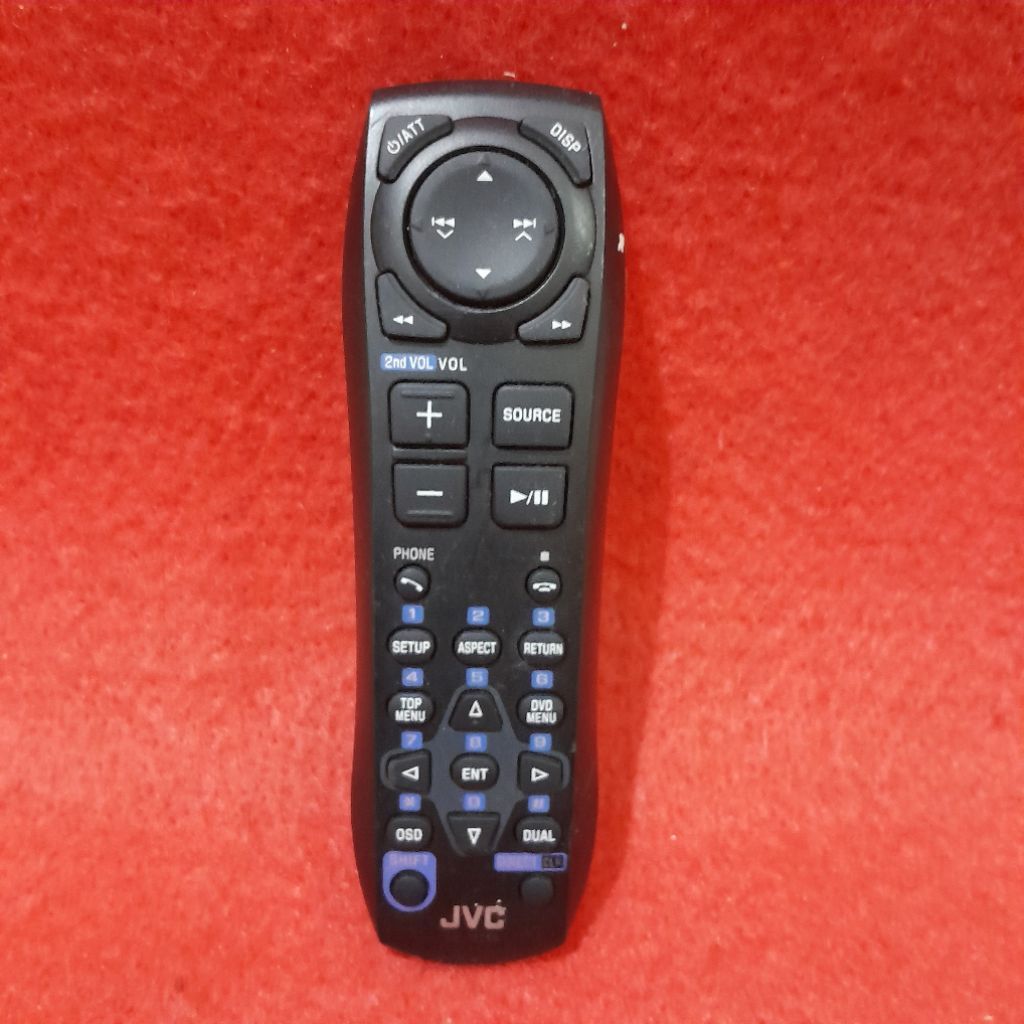 Remote Remot DVD Tape Mobil JVC Original Asli . RM - RK255 .