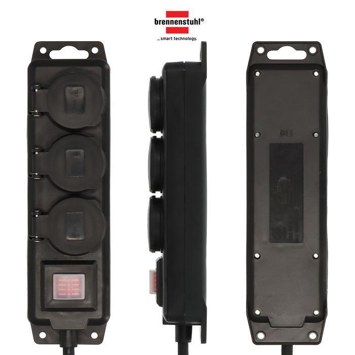 STOP KONTAK KABEL EKSTENSI COLOKAN TERMINAL LISTRIK 3 LUBANG BRENNENSTUHL CABLE EXTENSION OUTDOOR 3 