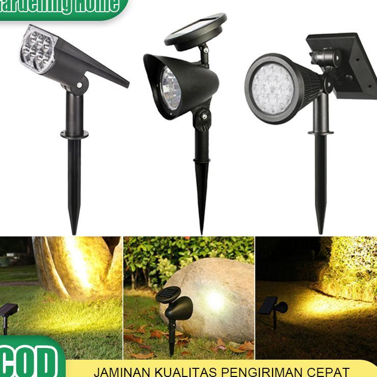 Lampu Taman Tancap Solar Cell Lampu Outdoor Tenaga Surya Lampu Sorot Tenaga Surya