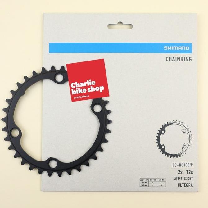 Chainring Inner Shimano Ultegra 34T For FC-R8100 Ultegra 12 Speed