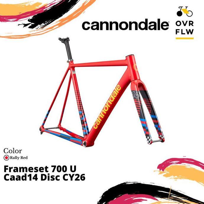 FRAME SEPEDA CANNONDALE CAAD 14 Frameset 700 U Caad14 Disc CY26 RRD