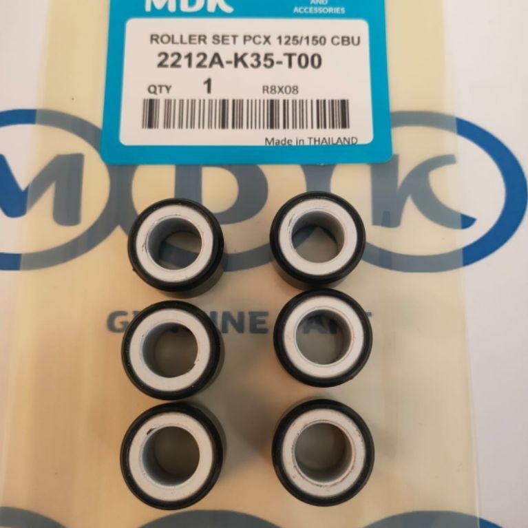 [SET] 6PCS ROLLER ASSY K35 PCX 150 CBu / PCX 125 CBU