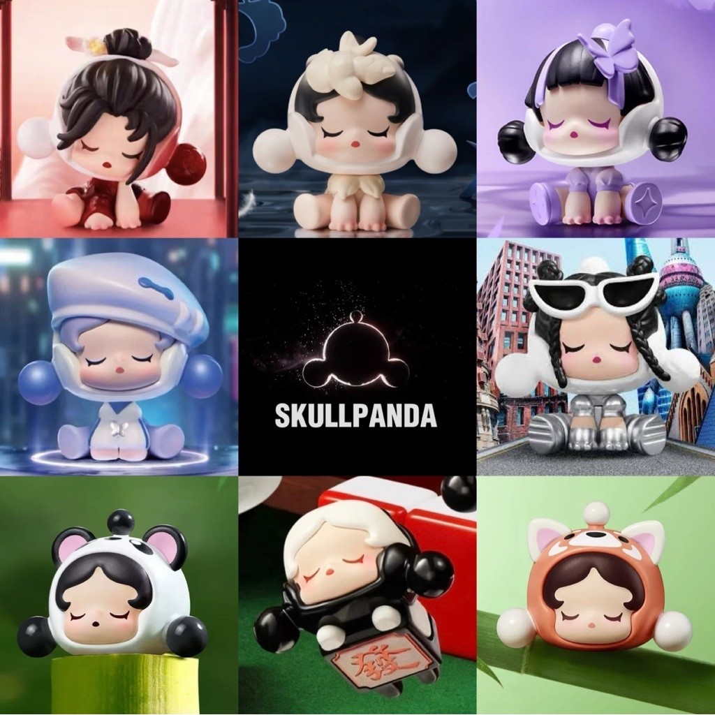 [SELECTED] Ready Stock Popmart Popbean Skullpanda Beijing Shanghai Xuyu Cengdu Series