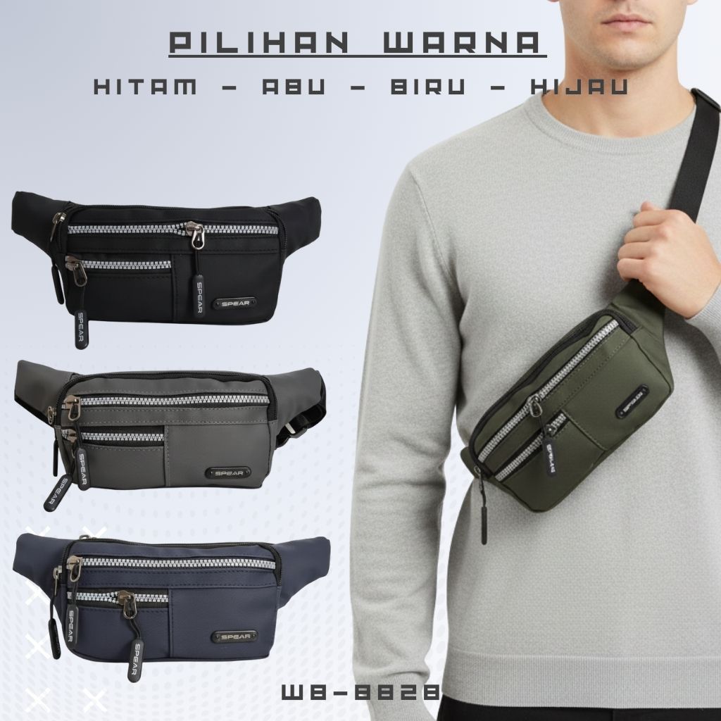 Tas pinggang tas dada spear Original
