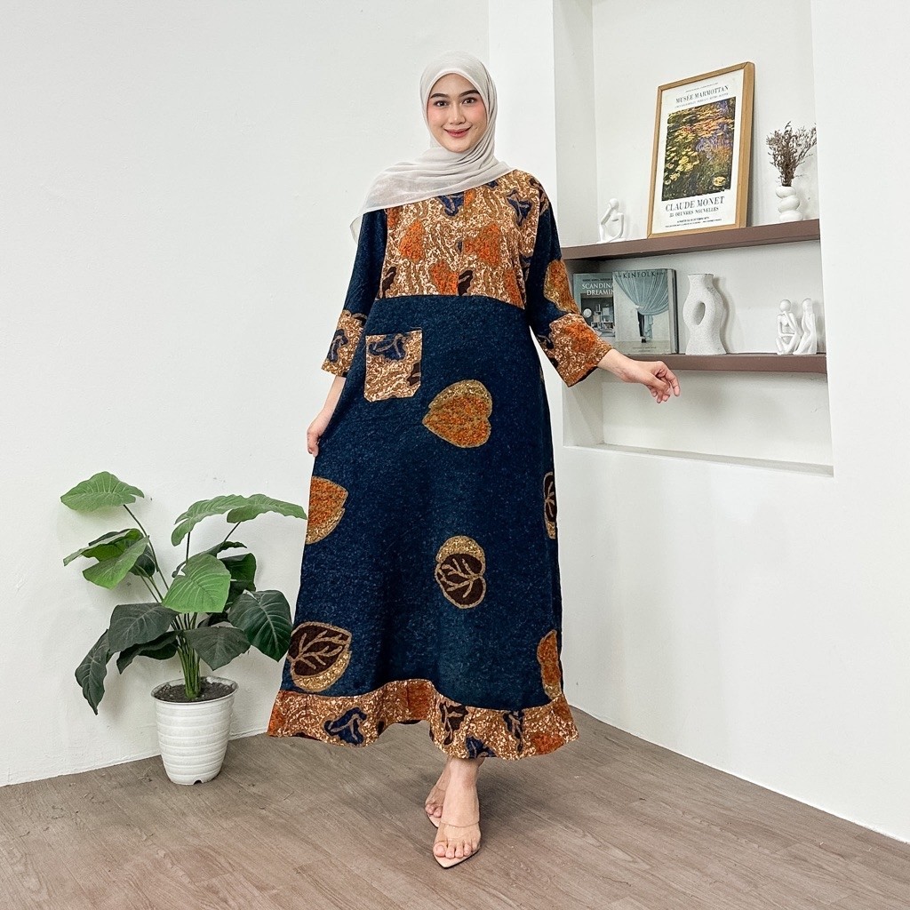 daster Maura daster Maura batik daster lengan 7/8 daster maura daster kekinian