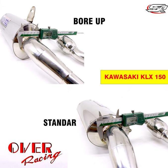 KNALPOT OVER RACING KAWASAKI KLX150 FULLSYSTEM