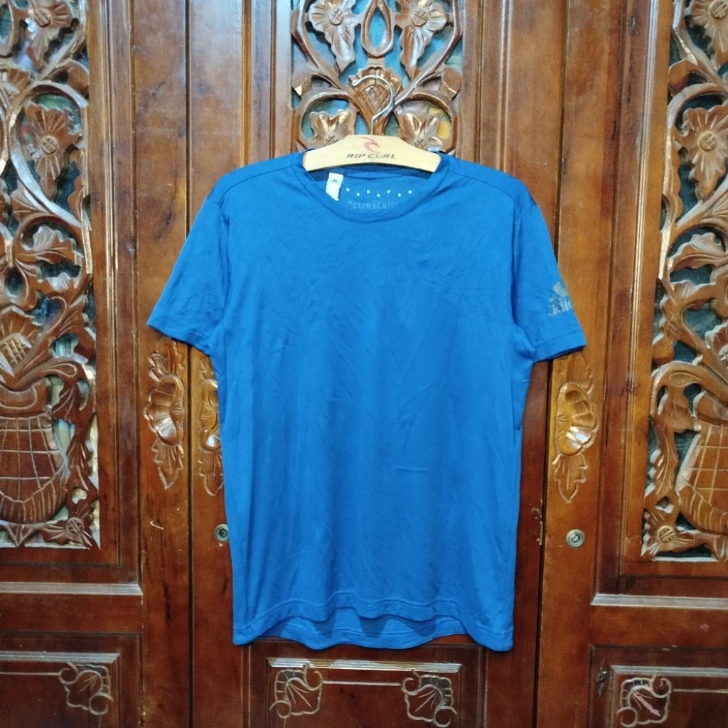 KAOS JERSEY RUNNING OLAHRAGA SPORT DRYFIT ADIDAS SIZE M SECOND