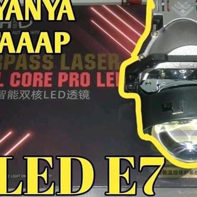 projector biled vahid E7 blue lens 3 inci