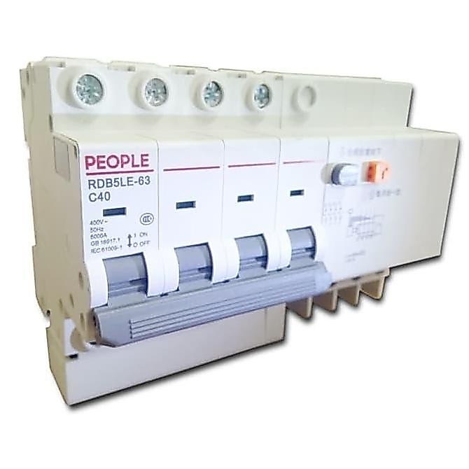 Rccb / Elcb / Rcbo Peopel 4Pole 40A