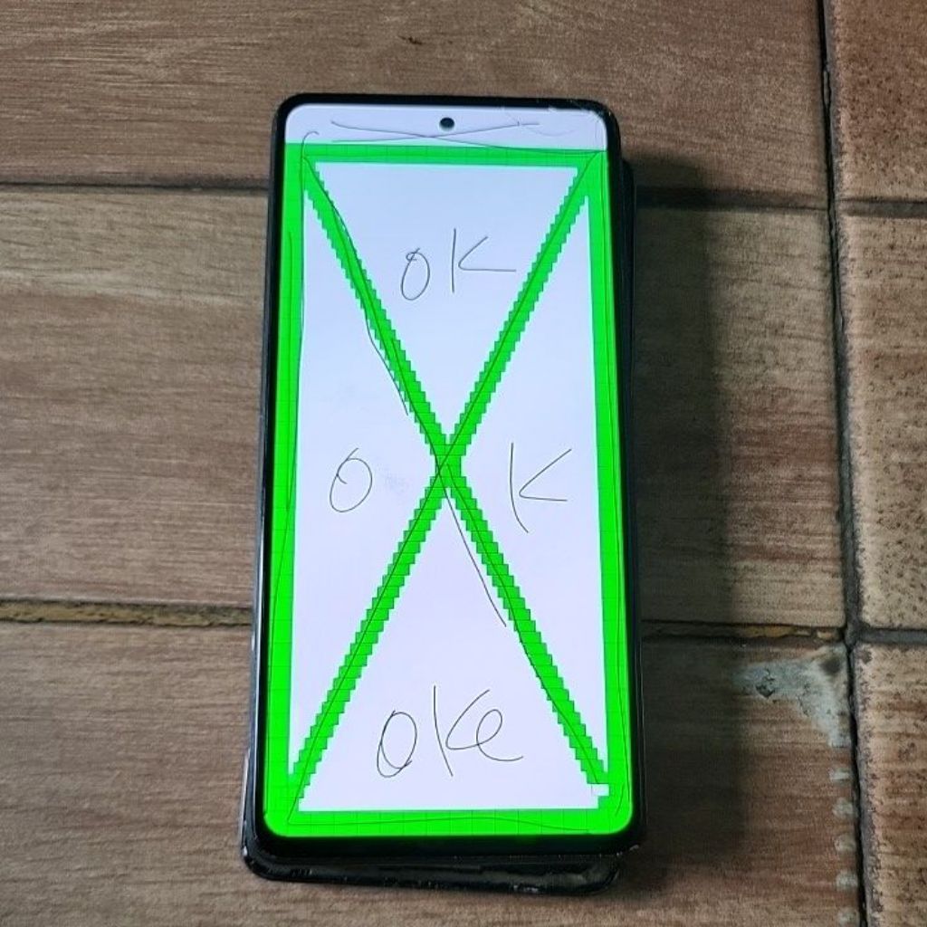 LCD samsung A52 / A52s original copotan retak normal