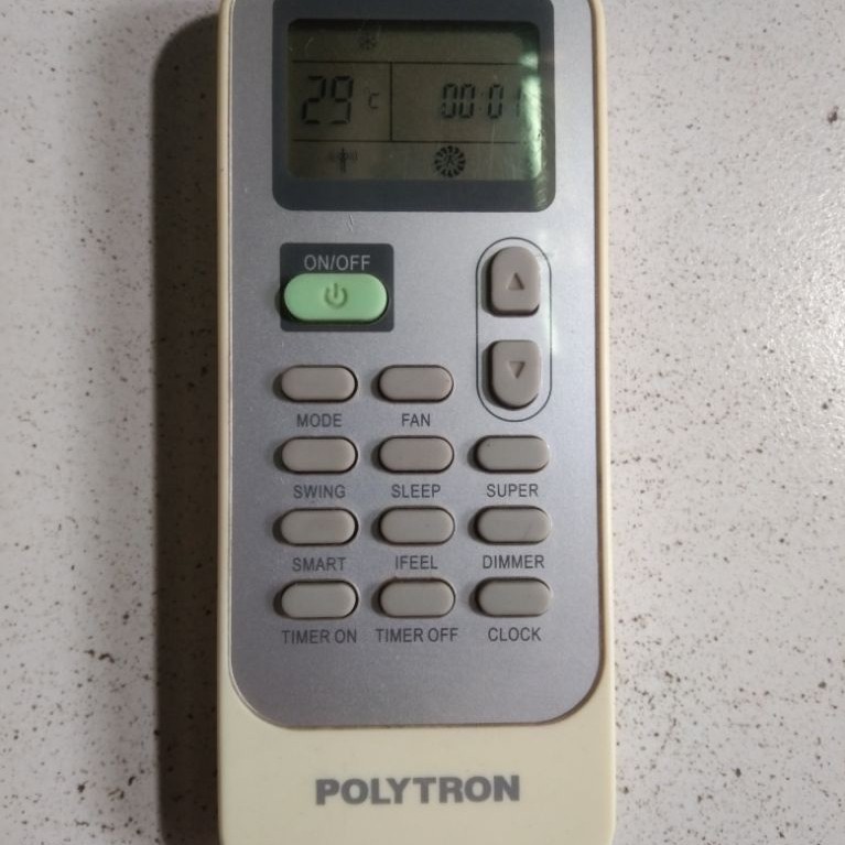 remot ac polytron dg11j1-01 seken redy