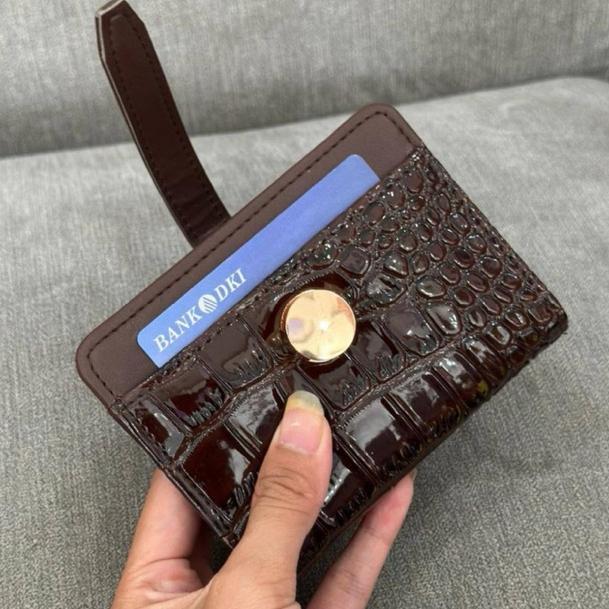 TERLARIS AMIRACO - GEMPITA CROCO DOMPET MINI WANITA SIZE 12X9 CM