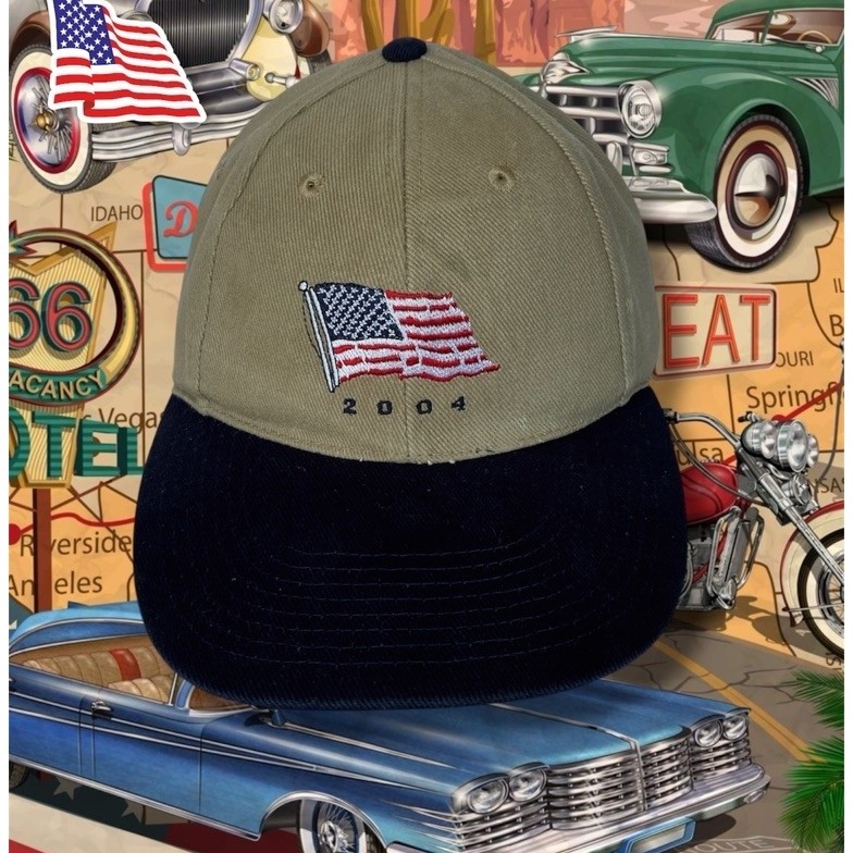 topi American Flag Vintage USA 2004