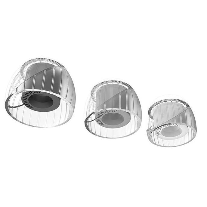 Panasogod- Moondrop Spring Tips Silicone Eartips Replacement For Earphone