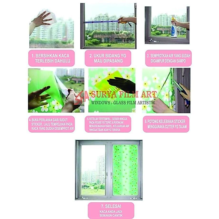 Stiker Sandblast Stiker Kaca Polos Buram Stiker Kaca Sandblast Buram