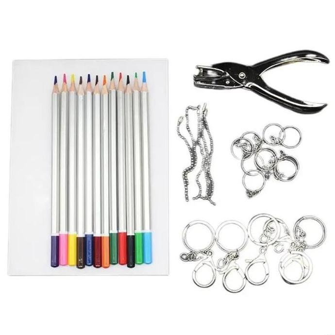 REGENLY 1set Shrink Paper Transparan Shrink Paper Diy Shrinky Dink Plastic Shrink Shrink Plastic She