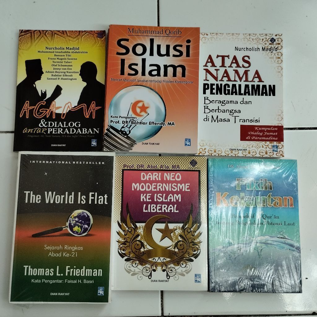 (RL-37) Buku Bekas Preloved Solusi Islam Agama & Dialog Antar Peradaban Nurcholish Madjid Muhammad I