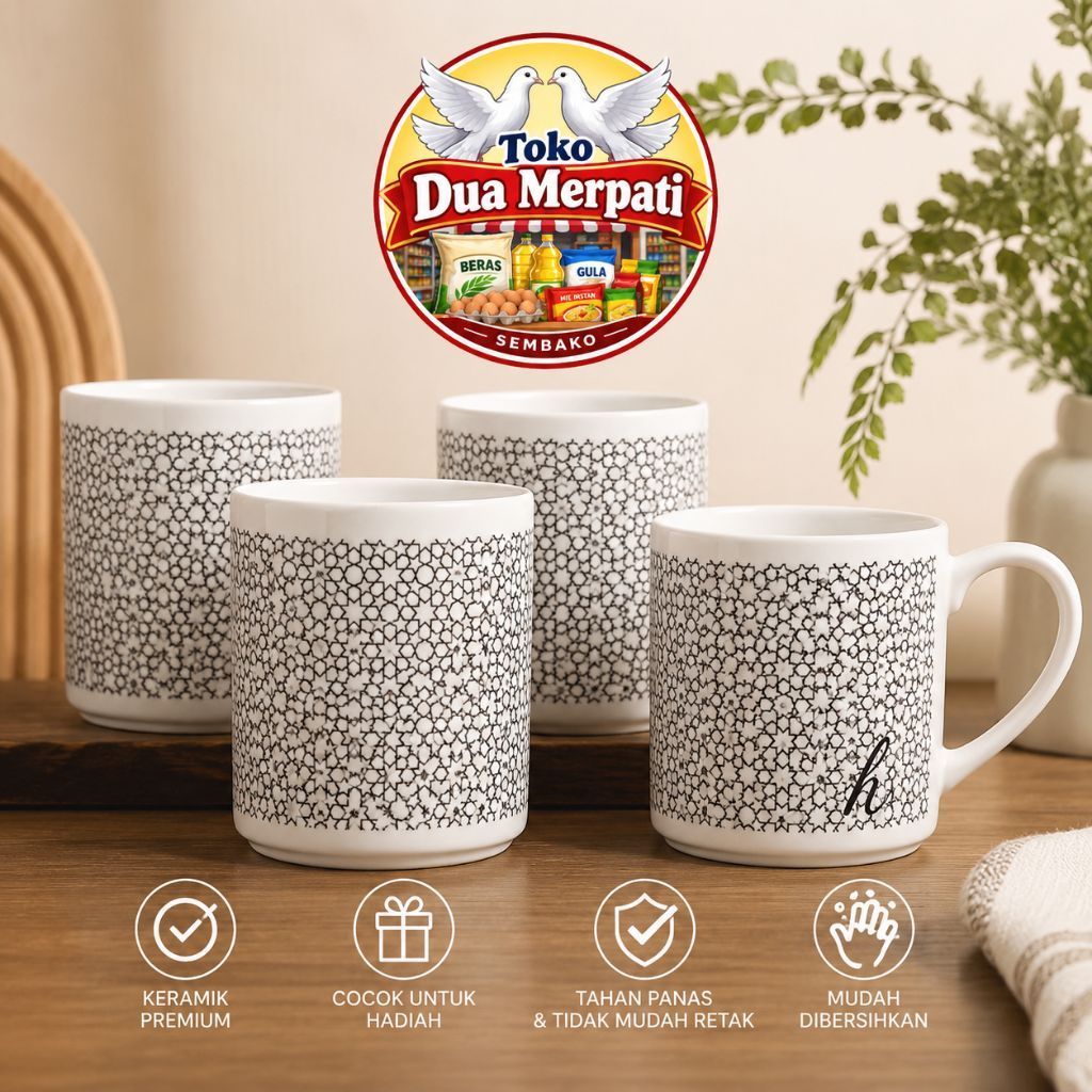 Mug Keramik Tahan Panas Dingin