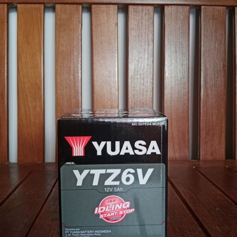 Aki Accu Yuasa YTZ6V 12v 5Ah Accu kering