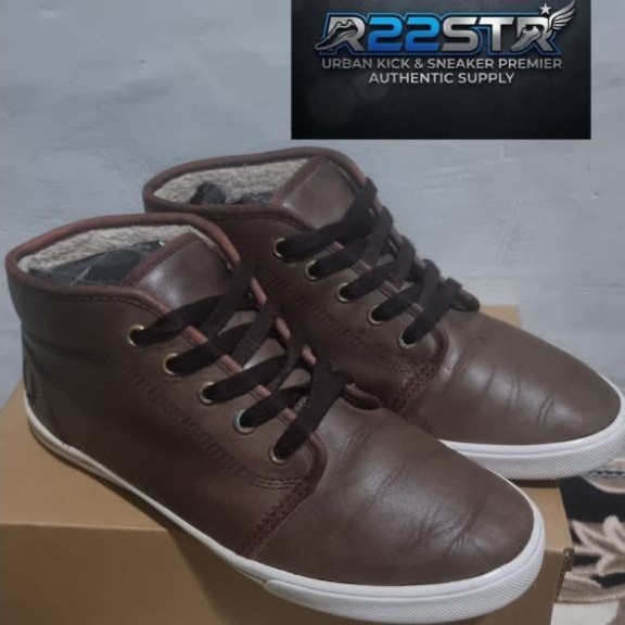 SEPATU FRED PERRY FLECHER LEATHER