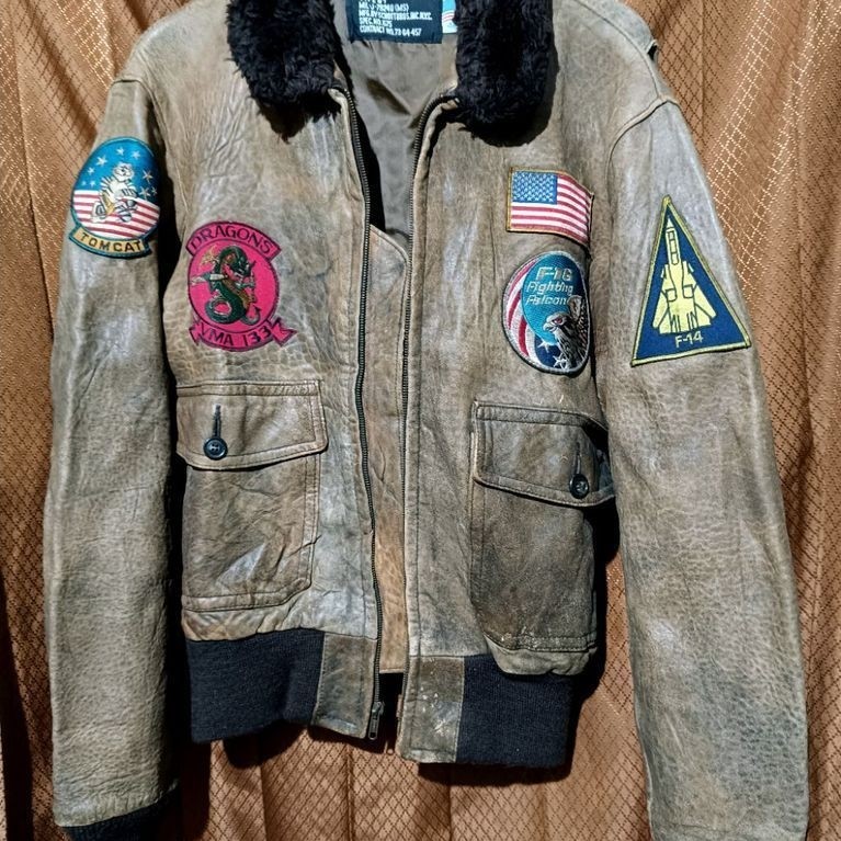 jaket bomber vintage kulit jaket bomber coklat jaket bomber pilot jaket bomber military jaket bomber